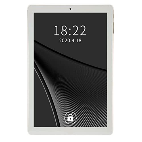 8core Tablet, 10inch Tablet Dual SIM Dual Standby Fast Charging 3 Card Slots for Work (US Plug)