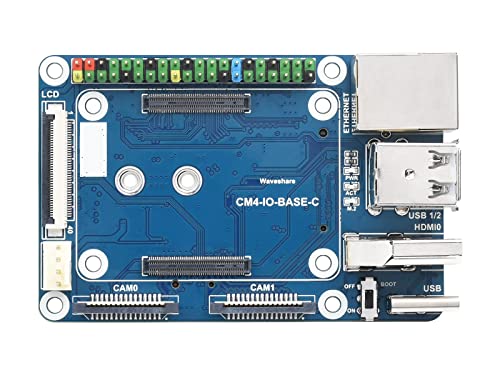 Waveshare Mini Base Board Type Compatible with Raspberry Pi Compute Module 4