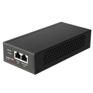 Edimax Pro Gigabit PoE++ 90W (60W/30W/15W Compatible) Injector Adapter, Adds Power to PoE Powered Device (PD) Device for up to 100 Meters (328ft), Supports 802.3af 802.3at 802.3bt, GP-103IT