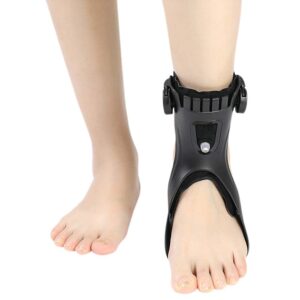 KOMWELL Drop Foot Brace Orthosis AFO AFOs Ankle Brace Support With Comfortable Inflatable Airbag for Hemiplegia Stroke Shoes Walking (Left foot, X-Large)