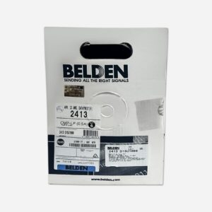 cat6 plenum usa made 2413 belden 1000 feet utp cable white color compatible with all poe devices.