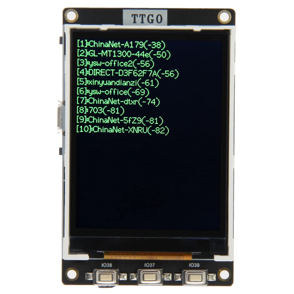 LILYGO TTGO T4 V1.3 ILI9341 2.4 inch LCD Display Backlight Adjustment ESP32 Development Board TTGO Modul