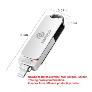 Apple MFi Certified 128GB Memory-Thumb-Drive-iPhone USB-Memory-Drive-for-iPhone Apple-iPhone-Storage-Flash-Drive USB C OTG Pendrive Android Backup Photo Storage External USB Flash Storage Photo Stick