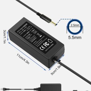 DC 12 Volt 5 Amp Power Supply 60W AC Adapter 100-240V 50-60Hz AC to DC 12V 5A Power Adapter Transformer with 5.5mm x 2.5mm DC Outlet Plug for LED Strip Light CCTV Camera 3D Printer...