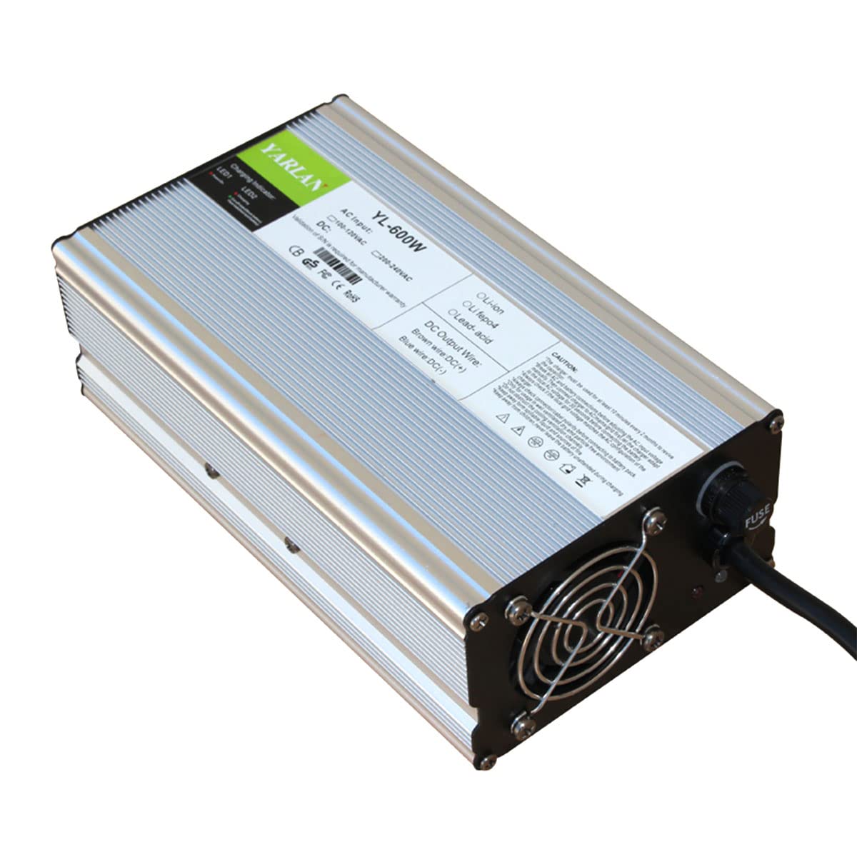 84V 6A Charger Applicable to 20S 72V Li-ion Battery 84V 6A Smart Charger Lipo/LiMn2O4/LiCoO2 Battery Charger Global Certification