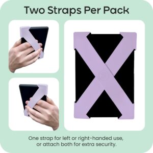 Strapsicle Hand Strap for Kindle - Holder for Kindle Basic 2022 & Kindle Gen 4-11 (Pack of 2) - E-Reader Straps for Comfortable Reading Experience - Kindle Accessories & Gift