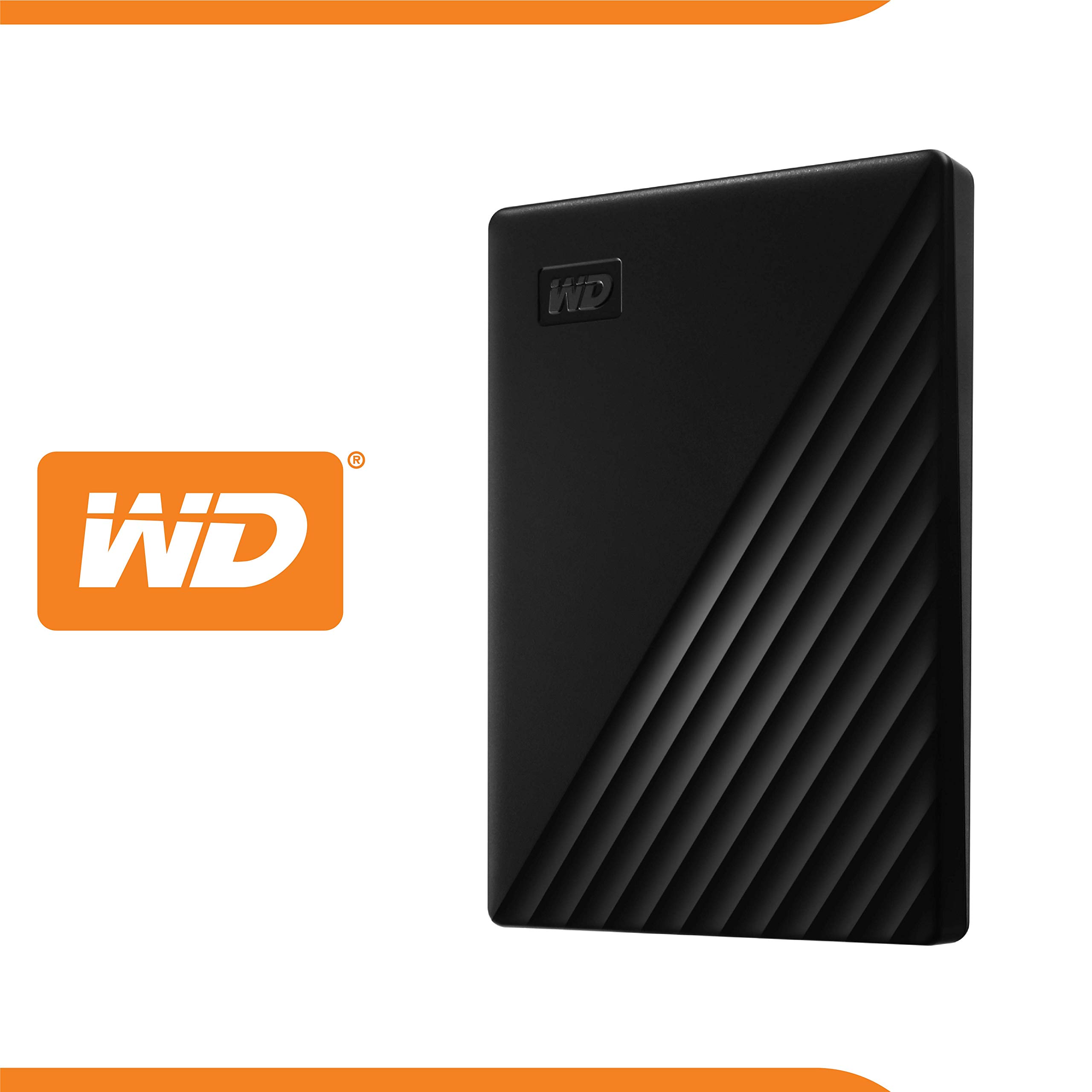 WD 2TB My Passport Portable External Hard Drive with backup software and password protection, Blue & 1TB My Passport Portable External Hard Drive with backup software and password protection, Black