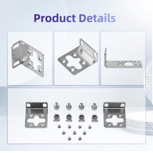 PhyinLan Rack Mount Kit 17.3'' Rack Ears for HP ProCurve/Aruba/OfficeConnect/HPE HP-4S (5064-2085) (5069-6535)