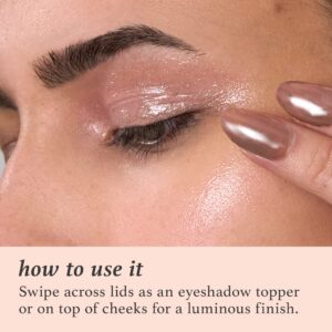 Julep Eye Gloss 101 Multi-Use Eye + Cheek Glaze - Non-Sticky Wet Look Effect - Luminous Finish