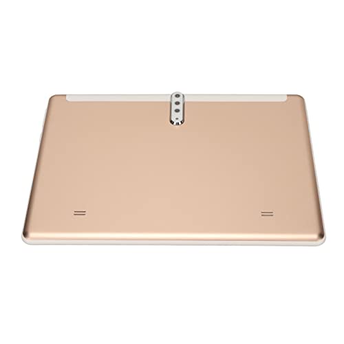 10 inch Android 11 Tablet PC, 3G Network Calling Tablet, 2GHz Octa Core CPU, Front 2MP Rear 5MP, Dual SIM Standby, 6000mAh Battery, 32GB ROM 3GB RAM 10Inch Laptop Tablets(Gold)