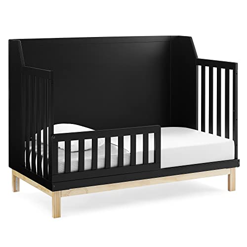 GAP babyGap Oxford 6-in-1 Convertible Crib - Greenguard Gold Certified, Ebony/Natural