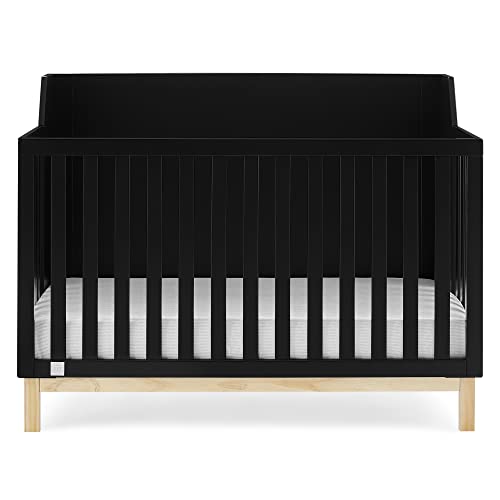 GAP babyGap Oxford 6-in-1 Convertible Crib - Greenguard Gold Certified, Ebony/Natural