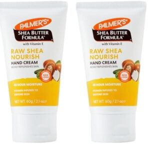 Palmer's Shea Formula Raw Shea Hand Cream with Vitamin E, 2.1 Ounce (Pack of 2)