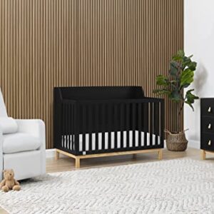 GAP babyGap Oxford 6-in-1 Convertible Crib - Greenguard Gold Certified, Ebony/Natural