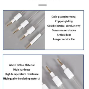 CAULYS Silver Chloride Silver Reference Electrode, Ag/Agcl Reference Electrode, 1 Pcs Silver Silver Chloride Electrode (Diameter 6mmX70mm Length)