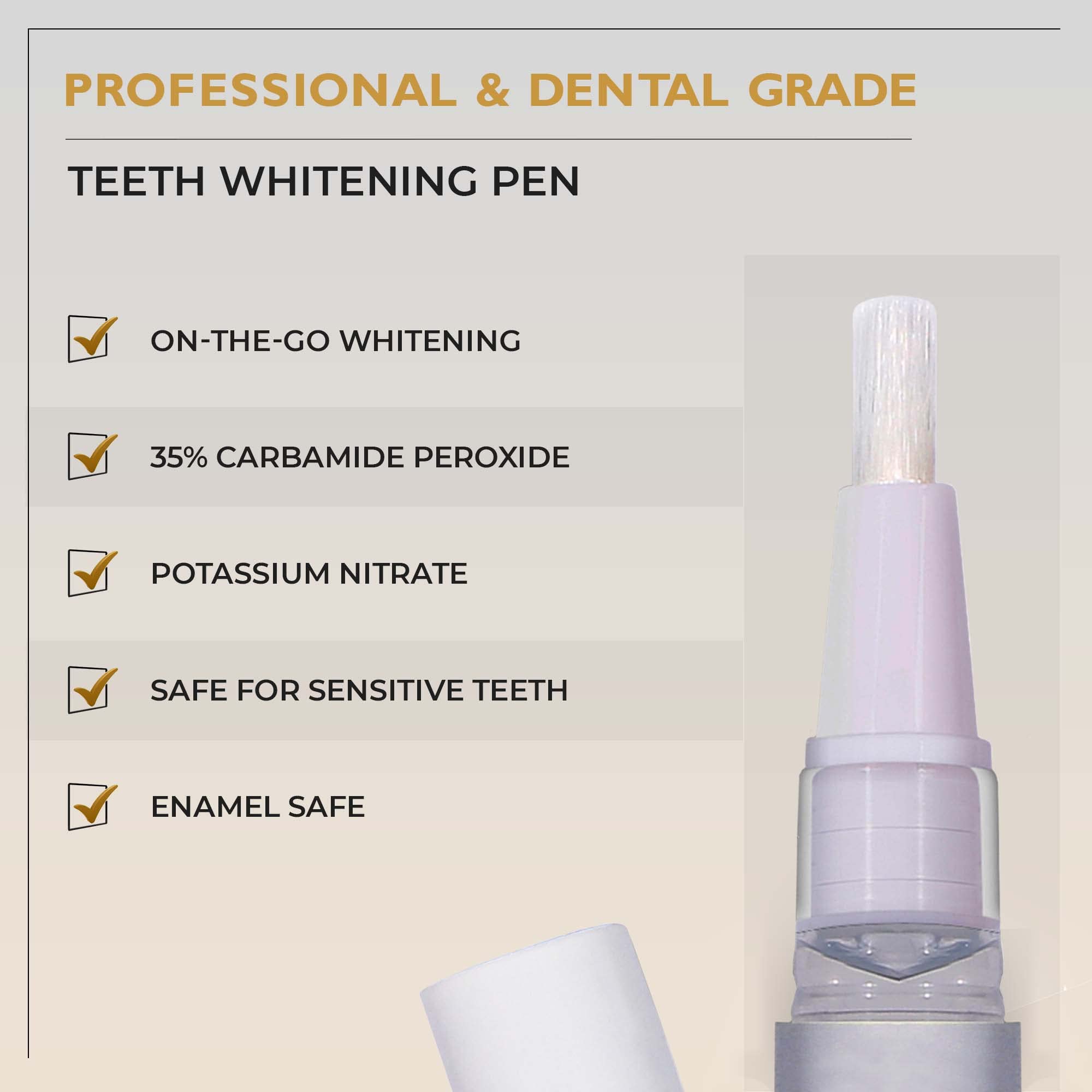 Celebrity White - Effective & Painless Teeth Whitening Pen Refills | Perfect for Sensitive Teeth | Tooth Whitening Pen | Travel-Friendly, Anytime Treatment | Easy to Use Teeth Whitening Pen1.00 Fl Oz