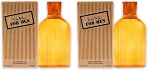 nicole miller cologne edt spray for men, 4.2 ounce, orange (ni42m) (pack of 2)