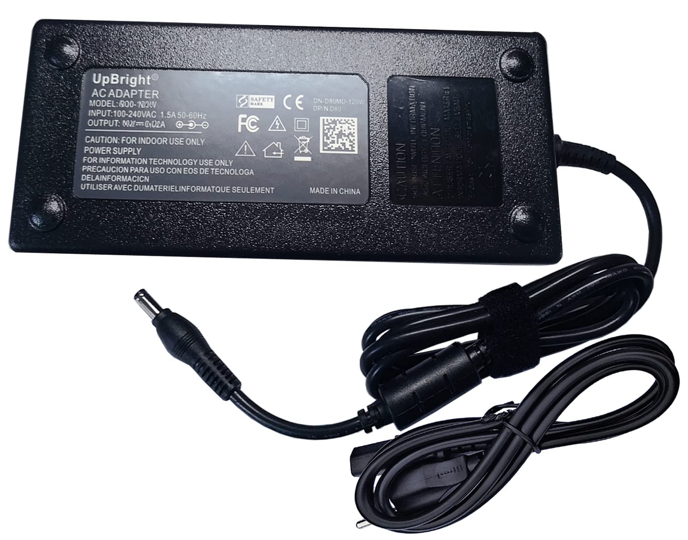 UpBright AC/DC Adapter Compatible with Tornado Model 97300 CK LW 13/1 Roam 44V 2.9Ah Li-ion Battery C223-1800 C223-18000B 13" Cordless Upright Vacuum C223-2000 C223-2000B 50.4V Power Supply Charger