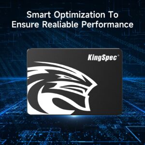 KingSpec 512GB SATA III SSD 6Gb/s, 2.5" SATA SSD with 3D NAND Flash, Internal Solid State Hard Drives, for Laptop and PC Desktop (R/W Speed up to 550/520 MB/s)