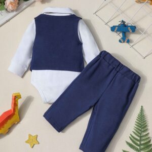 Queenstyle First Birthday Boy Outfit Bowtie Romper 1st Birthday Outfit Boy Gentleman Suit First Birthday Outfit Boy