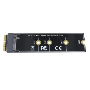 JMT M Key M.2 NVME SSD Convert Adapter Card Compatible with Mac·Book Air Pro Re·Tina 2013-2017 NGFF A·HCI SSD A1465 A1466 A1398 A1502