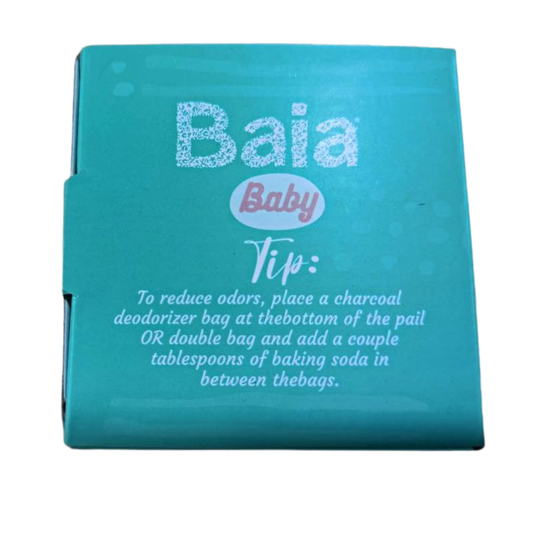 Baia Baby Compostable Bags for Genie Diaper Pail, Holds up to 1080 Diapers, Eco-Friendly Alternative Diaper Pail Refills