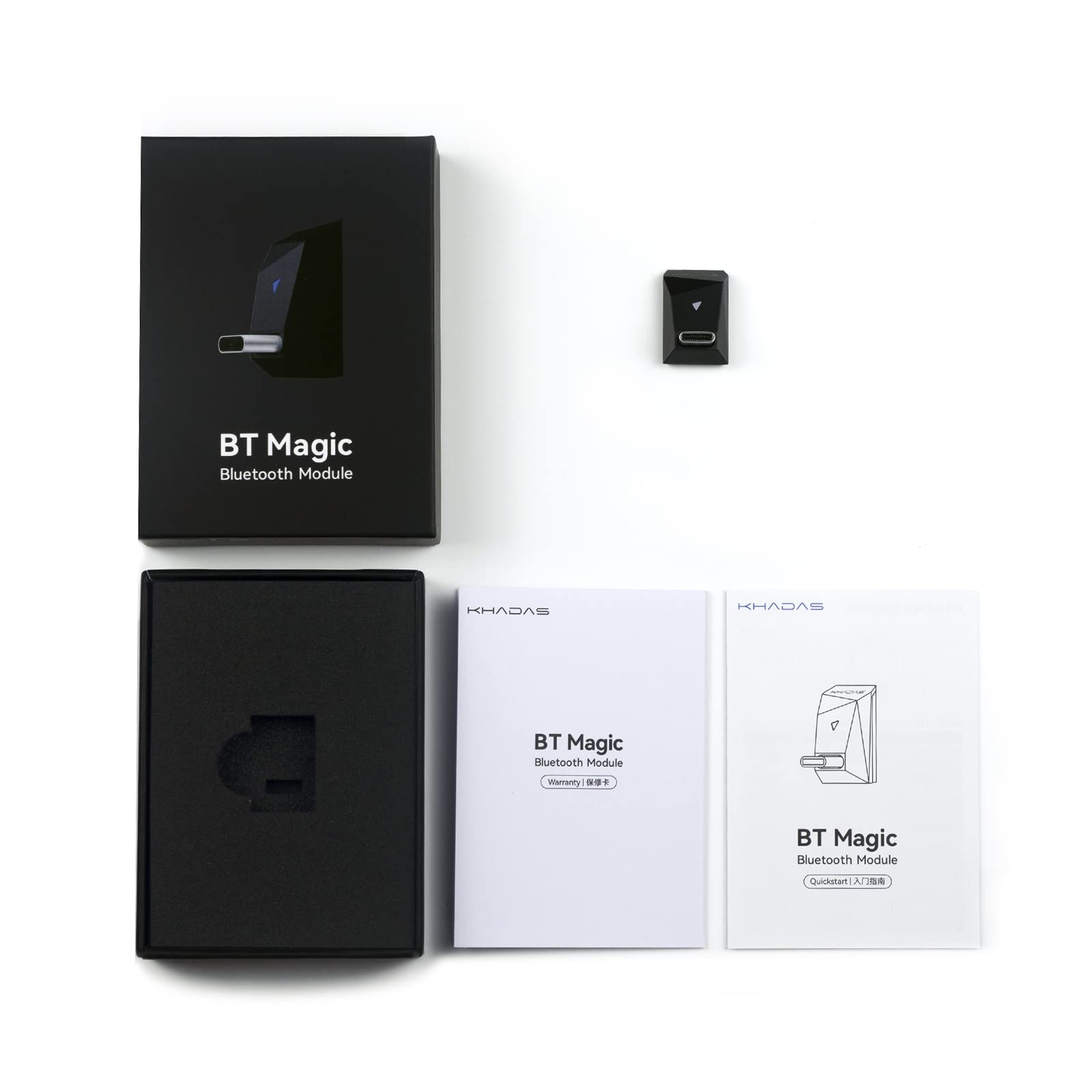 Hi-Res Wireless Bluetooth 5.1 Audio Receiver only for Tone2/Tone 2 pro, Khadas BT Magic Qualcomm QCC5125 Bluetooth 5.1 Chip, Sampling Rate up to 24bit 96KHz Supports SBC/AAC/aptX/aptX-LL/aptX-HD/LDAC