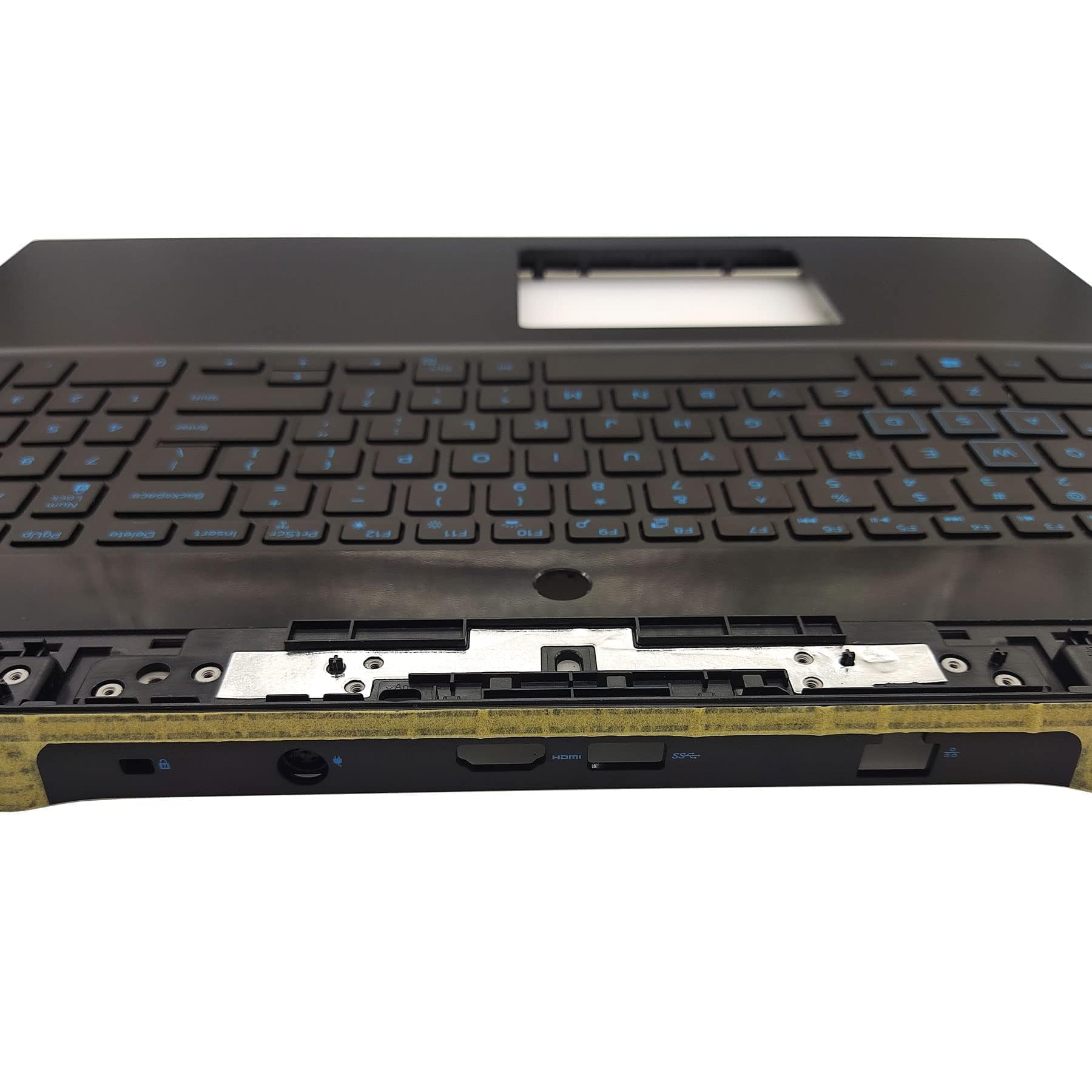 Replacement Upper Case Palmrest for DELL G7 17 7790 17.3''Series Gaming Laptop with Blue US Backlight Keyboard top Cover 00YW0N 009FKC