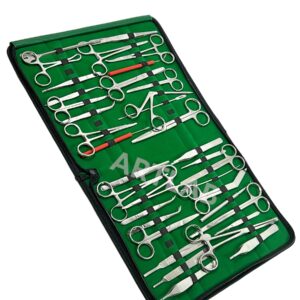 ARTLAB | Advanced Dissecting Dissection Kit -97 Pcs Stainless Steel Instruments perfect for Anatomy-Biology, Botany, Veterinary Students |Scissors |Needle Holder |Forceps| Scalpel-All in One