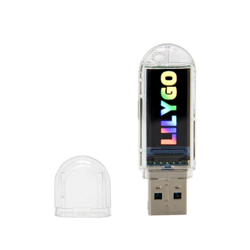 LILYGO T-Dongle-S3 ESP32-S3 TTGO Development Board with Screen Dongle 0.96 inch ST7735 LCD Display TF Card