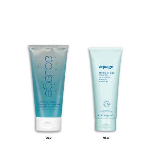 AQUAGE. Molding Megagel - Firm-Hold Gel Delivers Strong Control for Wet Looks Or Sculpted Blow-Dry Looks, 4 Fl Oz