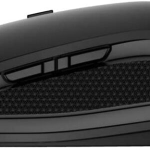 Cherry GENTIX BT Wireless Bluetooth Mouse, Multi-Device Function for up to 3 Devices, Switchable Resolution (1K/2K DPI), 7 Buttons and Scroll Wheel, Battery Operated (Black)