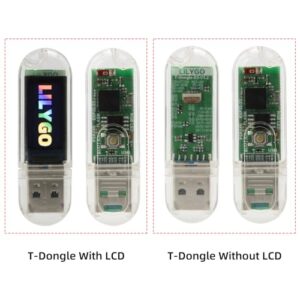 LILYGO T-Dongle-S3 ESP32-S3 TTGO Development Board with Screen Dongle 0.96 inch ST7735 LCD Display TF Card