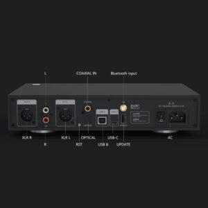 EverSolo DAC-Z8 DAC&Headphone Amplifier, Digital to Analog Converter MQA Full Decoder ES9038Pro XMOS DSD512 PCM768kHz/32Bit Bluetooth 5.0