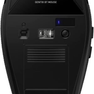 Cherry GENTIX BT Wireless Bluetooth Mouse, Multi-Device Function for up to 3 Devices, Switchable Resolution (1K/2K DPI), 7 Buttons and Scroll Wheel, Battery Operated (Black)