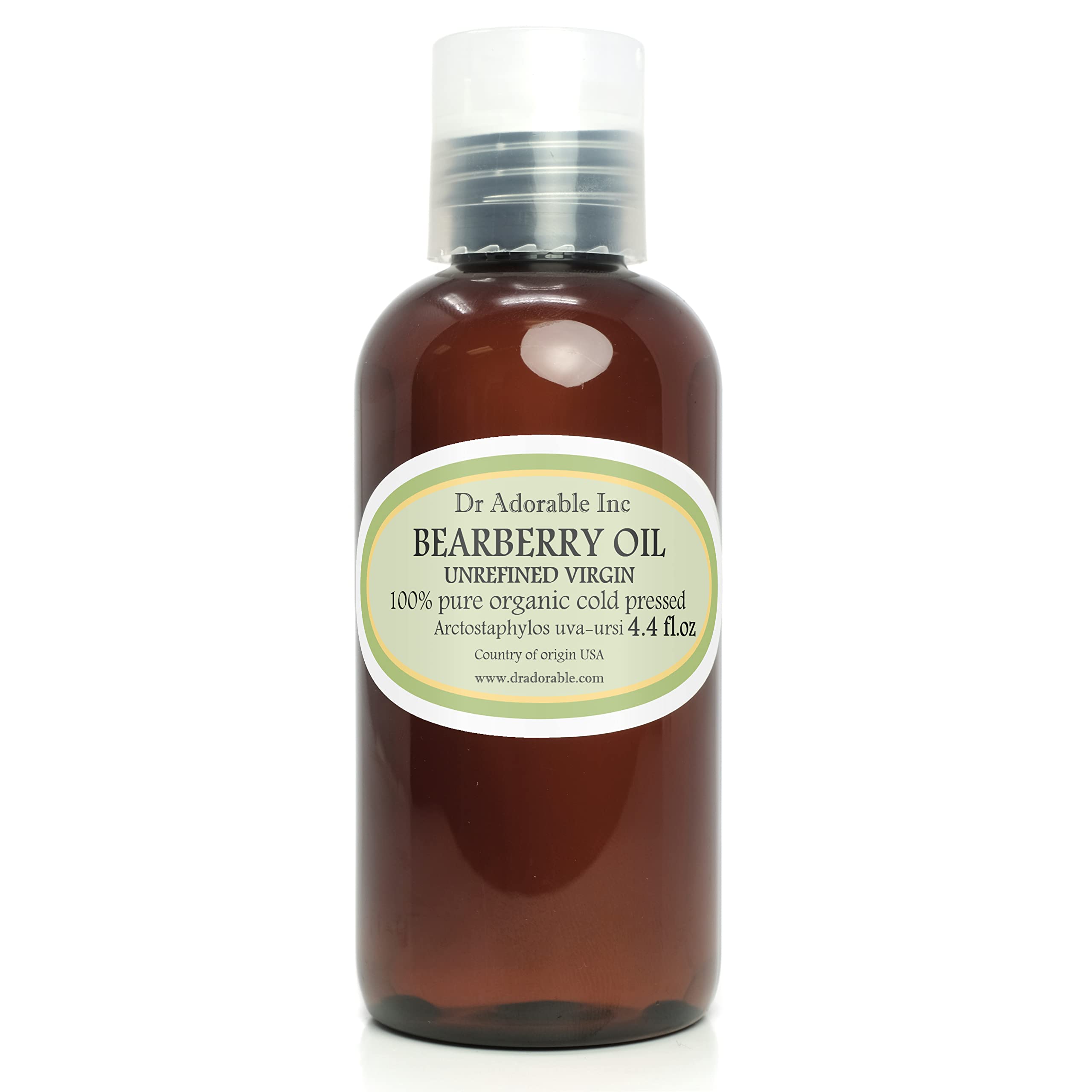 Dr Adorable - 4 oz - Bearberry Seed Oil - 100% Pure Natural Organic Cold Pressed Unrefined