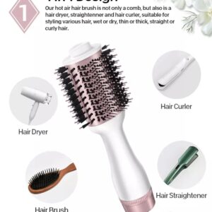 One-Step Professional Hair Dryer Brush, Volumizer, Straightener and Curler by JONIK BEAUTY AND FASHION!