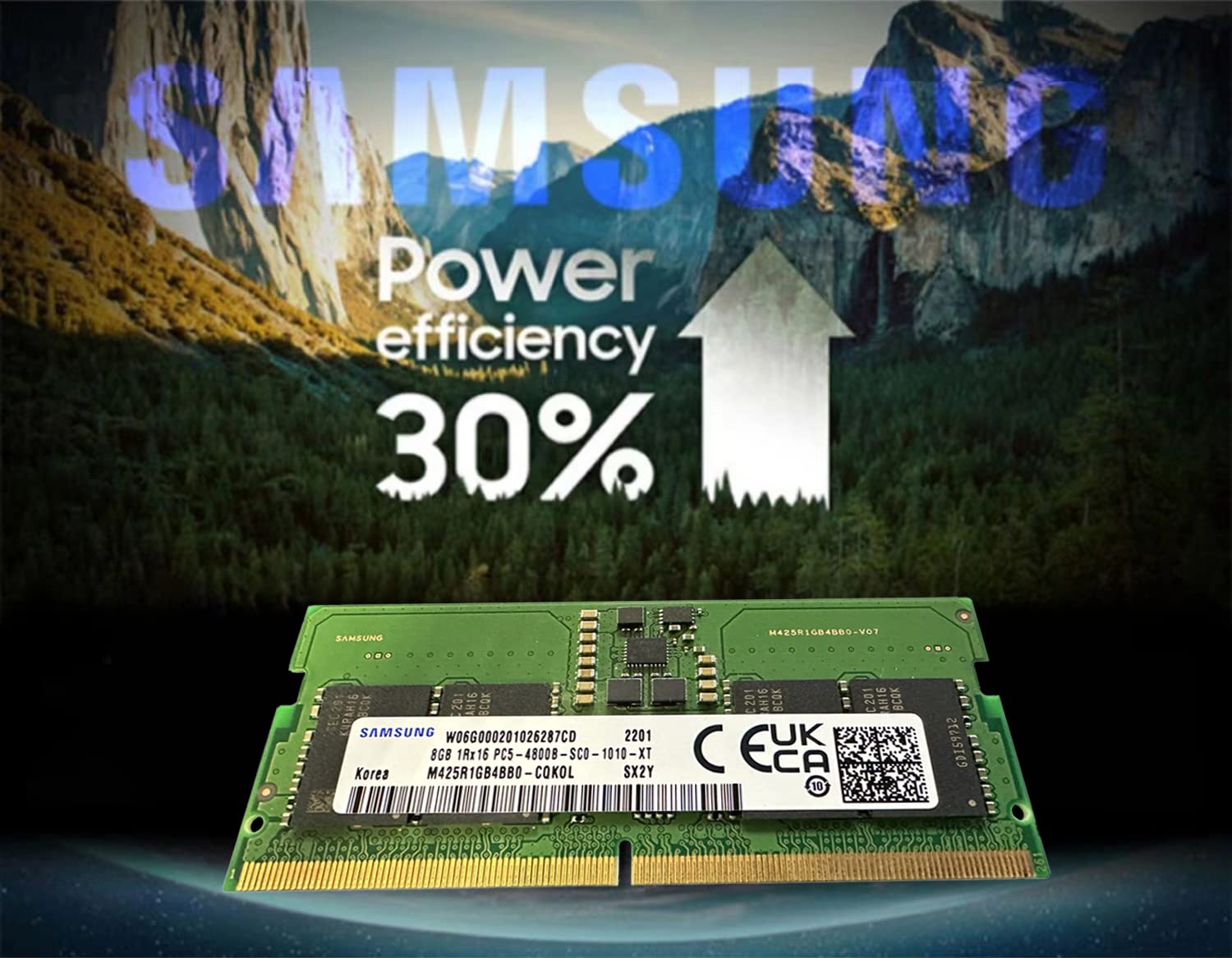 8GB DDR5 4800MHz SODIMM PC5-38400 CL40 1Rx16 1.1V SO-DIMM 262-Pin Laptop Notebook RAM Memory Module (M425R1GB4BB0-CQK) (OEM)