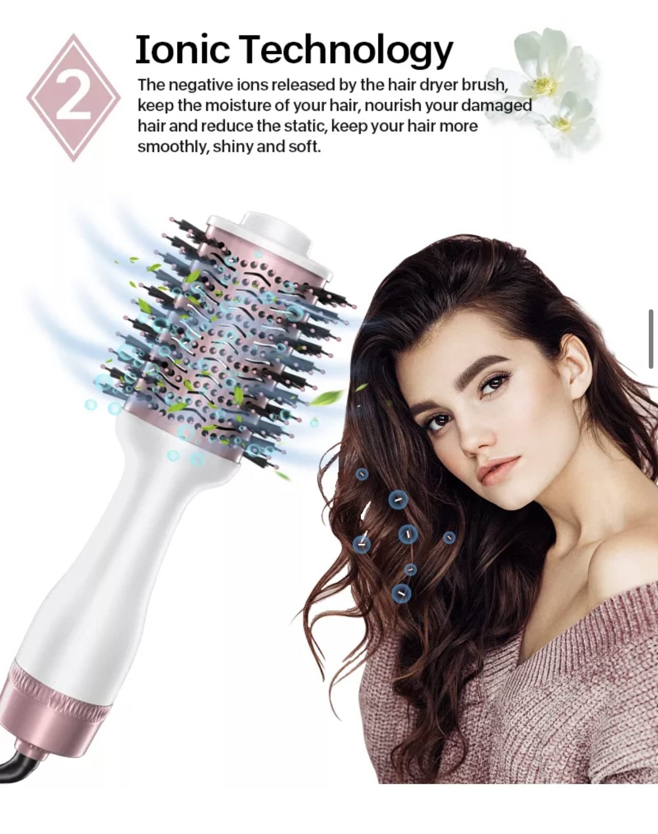 One-Step Professional Hair Dryer Brush, Volumizer, Straightener and Curler by JONIK BEAUTY AND FASHION!