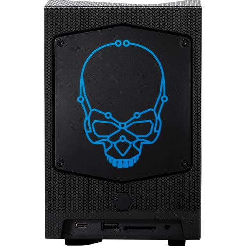 Intel 2023 NUC 12 Extreme Mini PC 12-Core i7-12700 64GB DDR4 2TB NVMe SSD NVIDIA GeForce RTX 3060 Ti 8GB GDDR6 WiFi 6E RJ-45 HDMI DP 2xThunderbolt 4 RGB Lighting Windows 10 Pro w/RE 32GB USB,Black