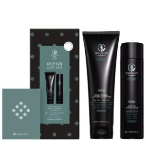 Awapuhi Wild Ginger by Paul Mitchell Repair Holiday Gift Set, Shampoo + Conditioner, For Dry, Damaged Hair