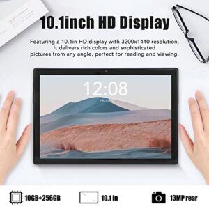 10.1in Tablet, Tablet Computer High Definition Screen 3200 X 1440 for Reading (Silver)