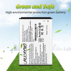 HUAENG BAT-40 Battery, (Upgraded) 3200mAh High Capacity Replacement Battery for AT&T IFWA-40 IFWA40 Mobile Hotspot Rechargeable Lithium-ion Battery