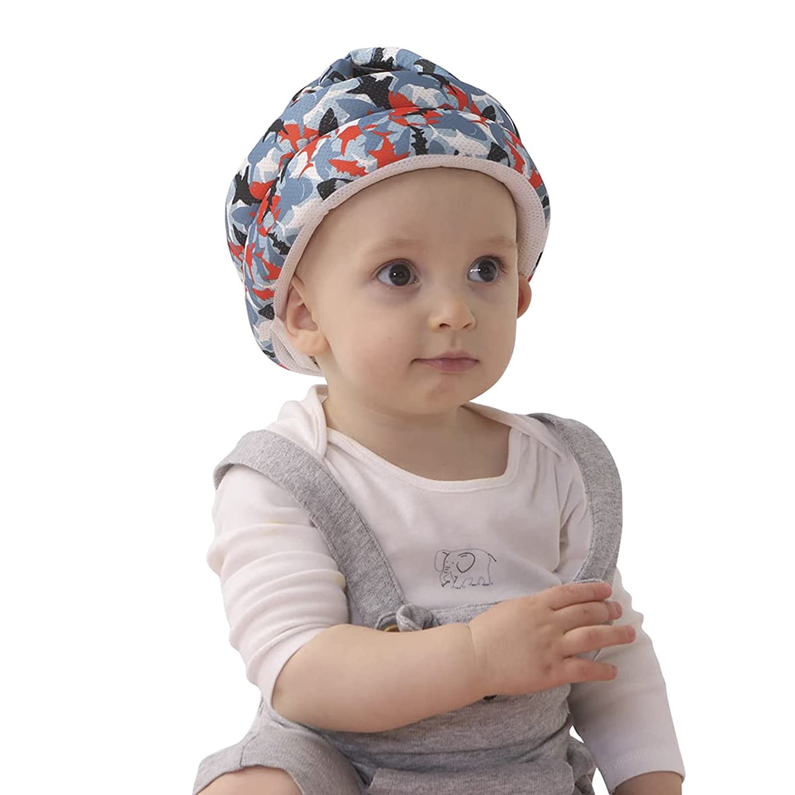 Cute Baby Safety Helmet Toddler Head Protection Adjustable Baby Bumper Hat Head Cushion Helmet Bumper Bonnet