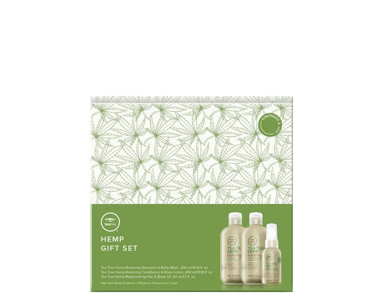 Tea Tree Hemp Holiday Gift Set, Multitasking Products, For All Hair + Skin Types