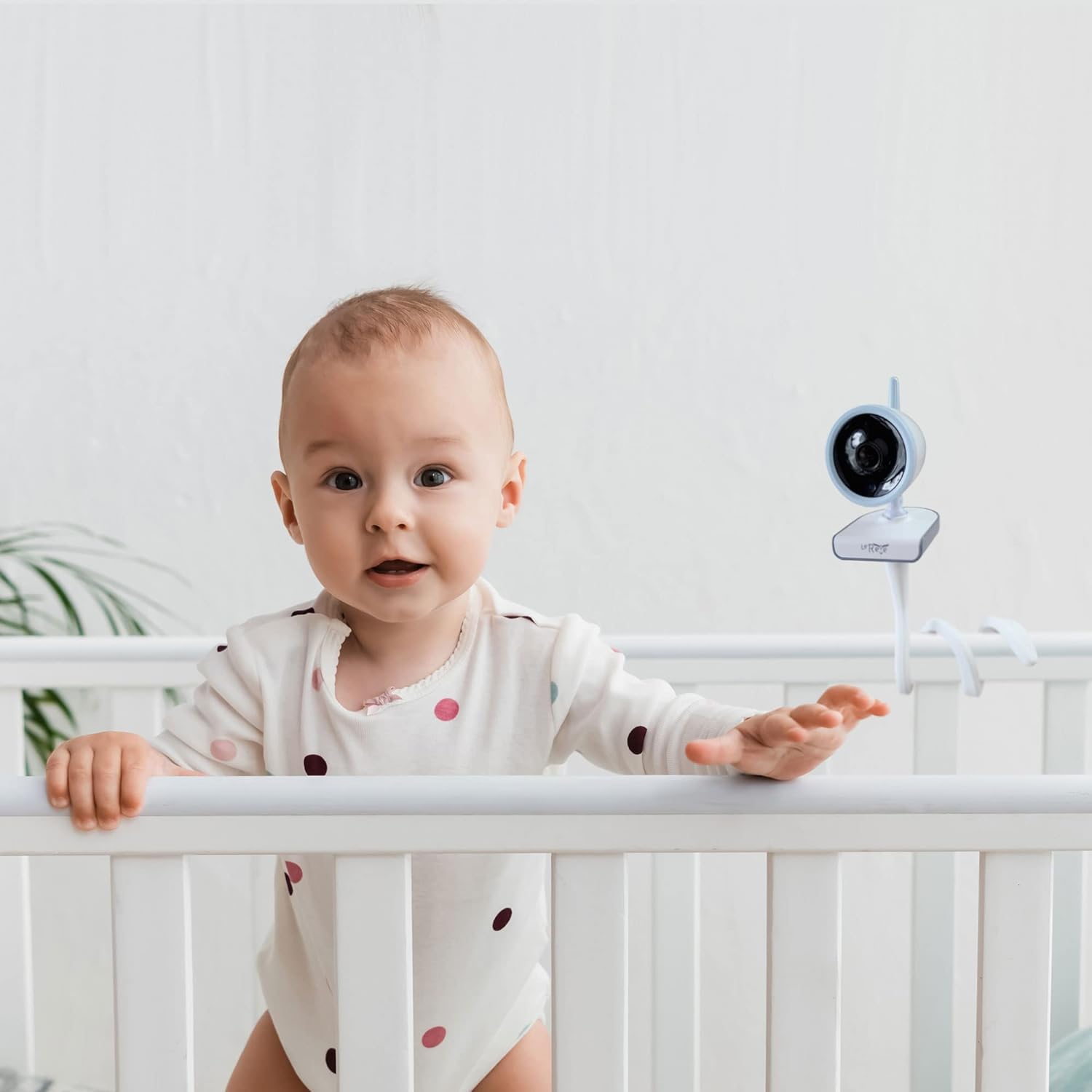 LeReve Low EMF 5" HD Baby Monitor with 2 Cameras, Auto Noise Reduction, Smart Baby Cry Detection, No WiFi, 20 Days Battery Life, 2-Way Talk, Lull + LeReve Twist Mount for LeReve LRX-5 & 52