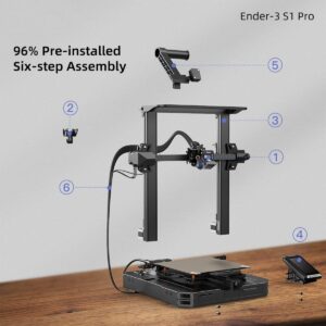 creality upgrade spider ceramic hotend kit, high flow speedy ender 3 hotend up to 300℃ for ender 3,ender 3 v2,ender 3pro,ender 5/5 pro/plus 3d printer (ender 3 s1 pro)