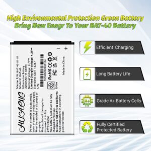 HUAENG BAT-40 Battery, (Upgraded) 3200mAh High Capacity Replacement Battery for AT&T IFWA-40 IFWA40 Mobile Hotspot Rechargeable Lithium-ion Battery