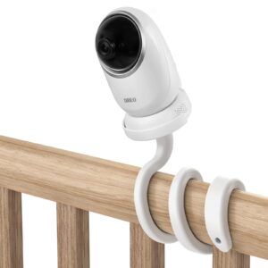 aobelieve flexible twist mount for dreo baby monitor, white