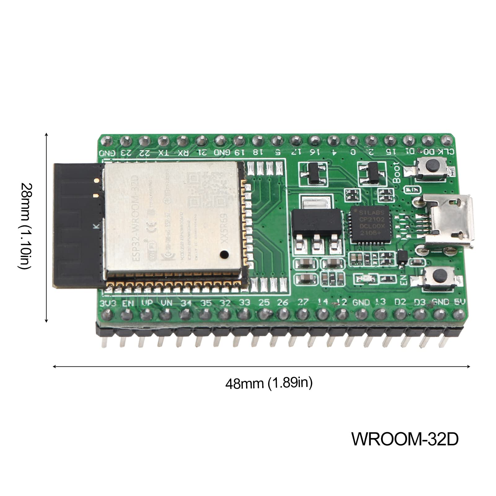 DiGiYes ESP32 Development Board ESP32-WROOM-32D Wireless WiFi Development Board ESP32-DevKitC Core Board